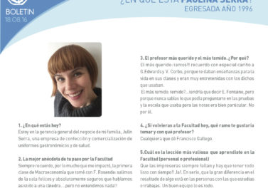 Fundación CEAUC presenta: ¿En qué está Paulina Serra?