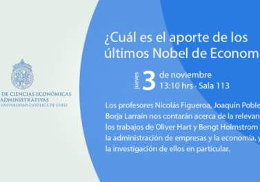 Evento: ¿Cuál es el aporte de los últimos Nobel de Economía?